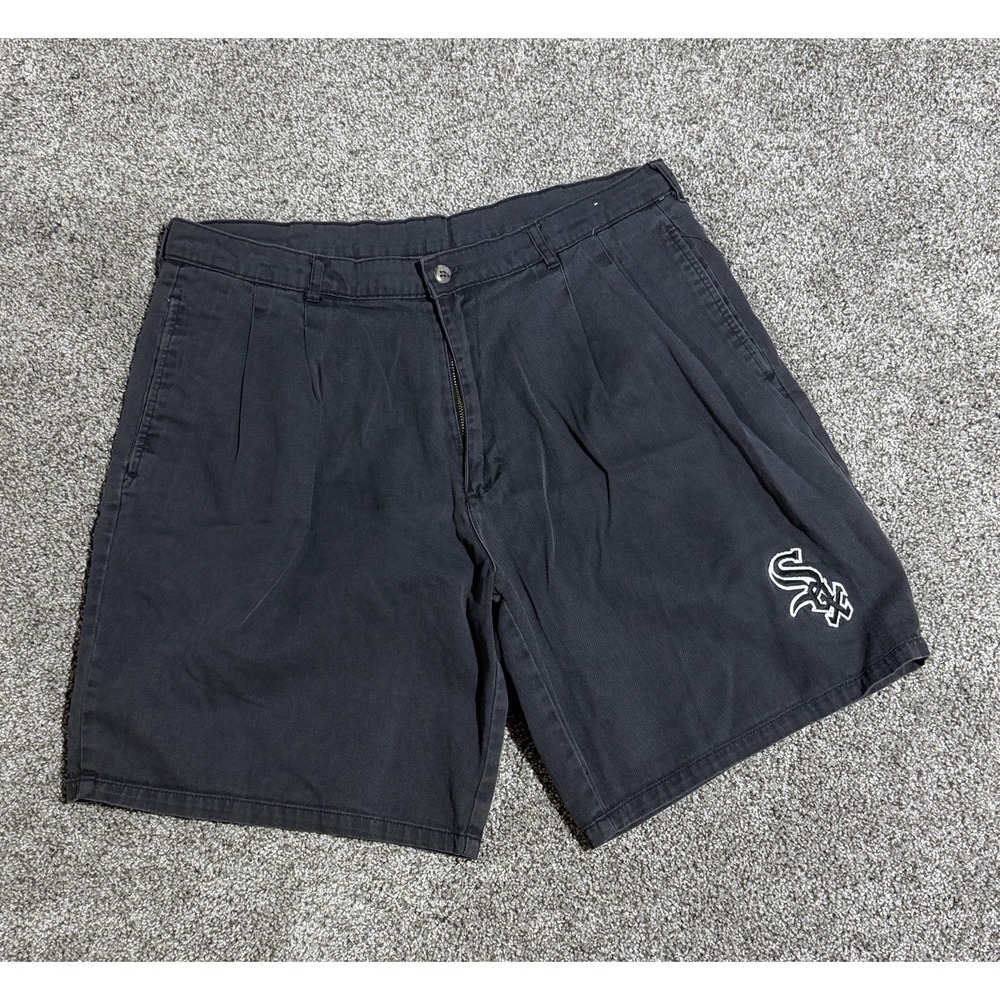Genuine Merchandise Chicago White Sox MLB Black Shorts Mens 34